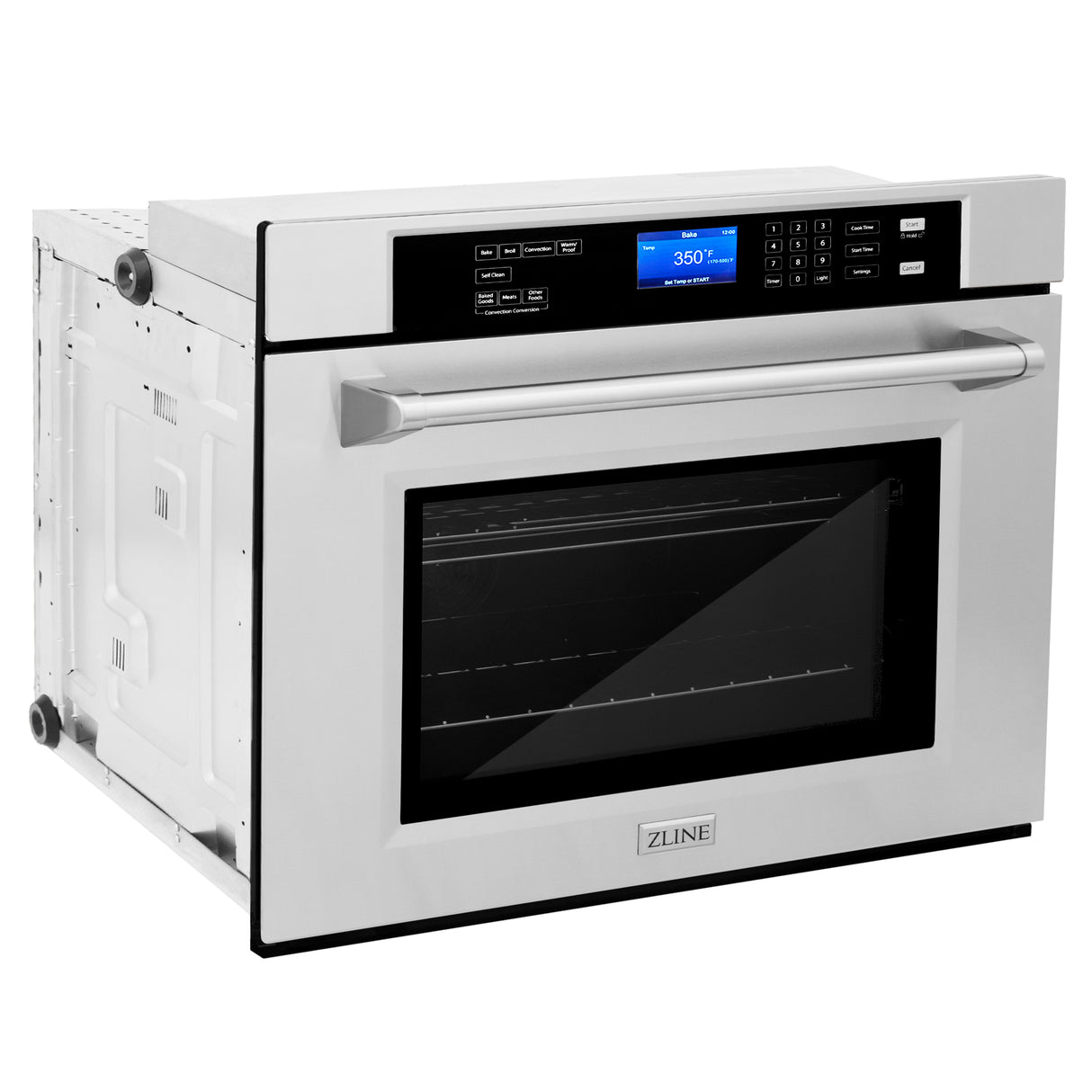 ZLINE 30" Professional Single Wall Oven with Self Clean and True Convection in Stainless Steel (AWS-30)