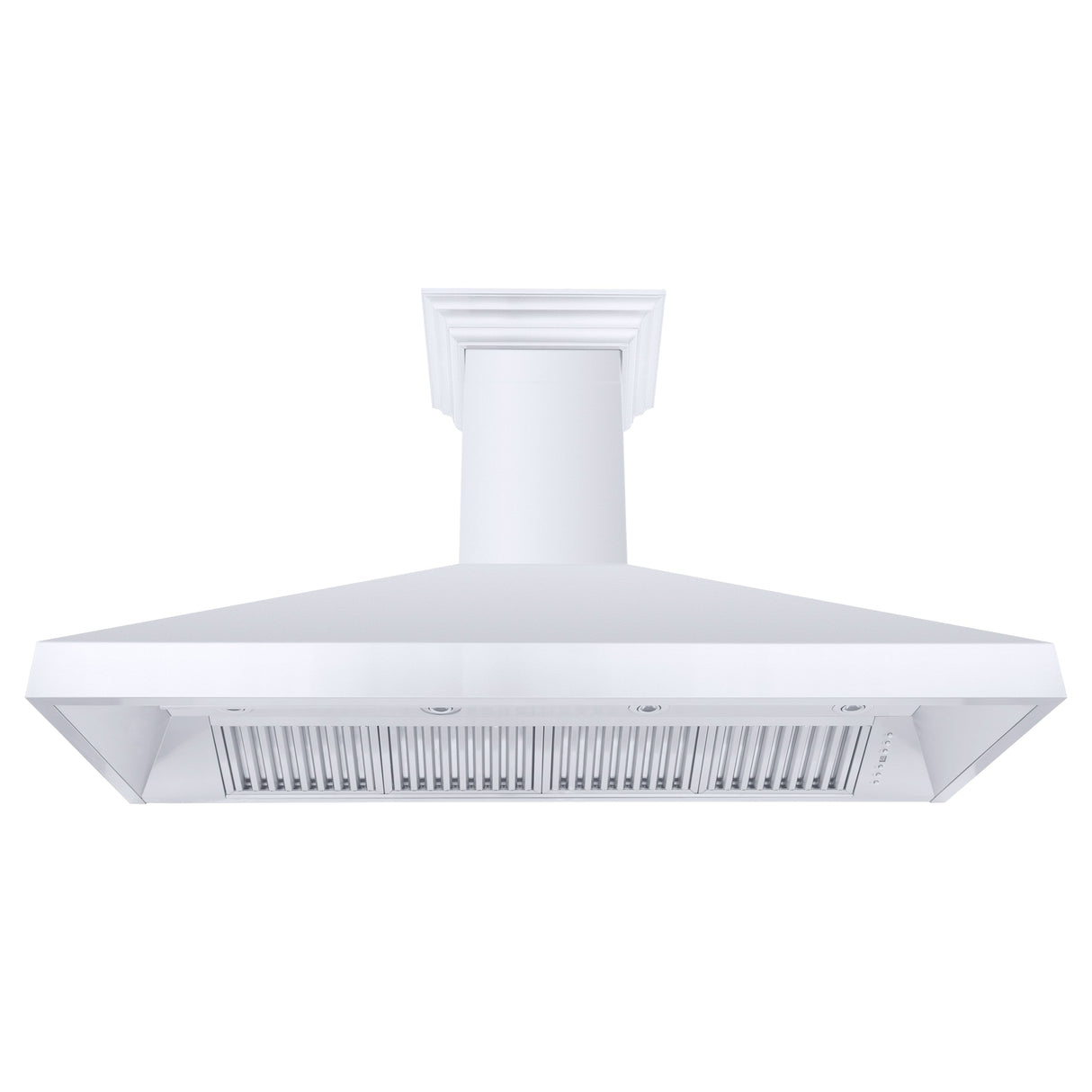 ZLINE 30" Professional Convertible Vent Wall Mount Range Hood in Stainless Steel with Crown Molding (587CRN-30)