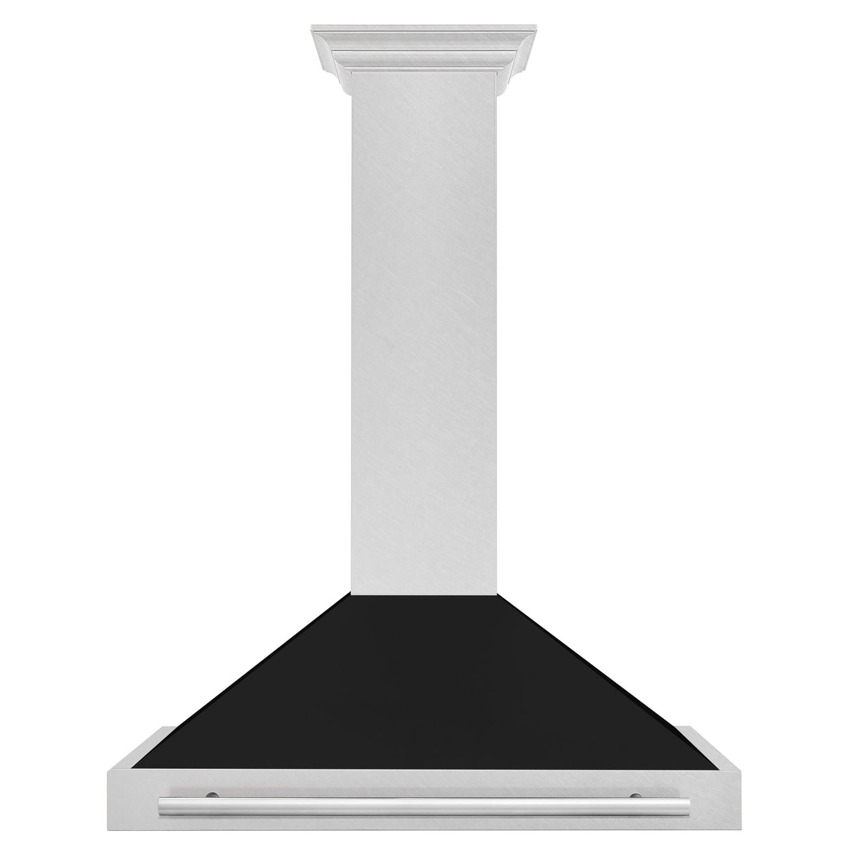 ZLINE 36" Fingerprint Resistant Stainless Steel Range Hood with White Matte Shell and Stainless Steel Handle (KB4SNX-WM-36)