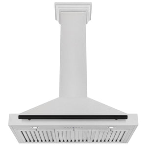 ZLINE 36" Autograph Edition Fingerprint Resistant Stainless Steel Range Hood with Gold Handle (KB4SNZ-36-G)