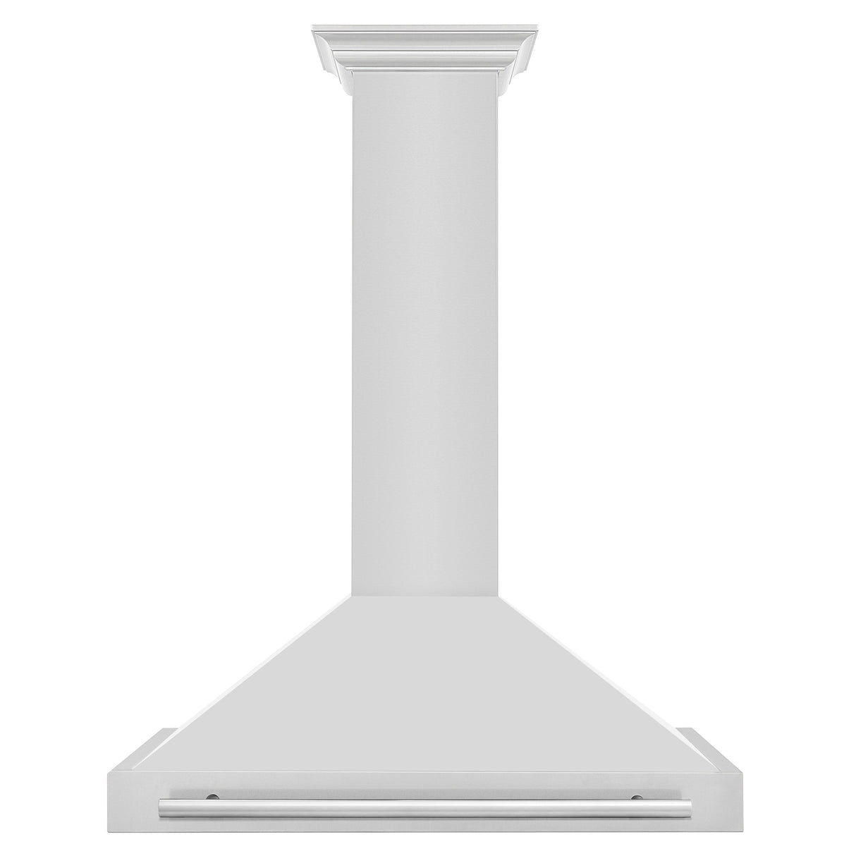 ZLINE 36" Stainless Steel Range Hood with White Matte Shell and Stainless Steel Handle (KB4STX-WM-36)