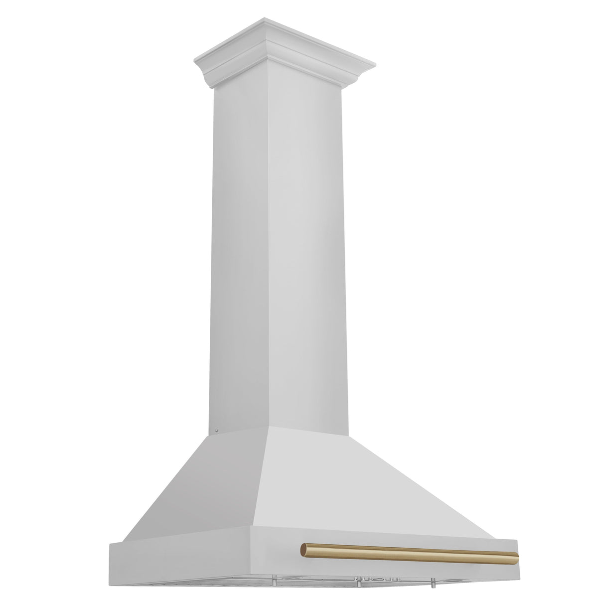 ZLINE 30" Autograph Edition Stainless Steel Range Hood with Stainless Steel Shell and Gold Accents (KB4STZ-30-G)