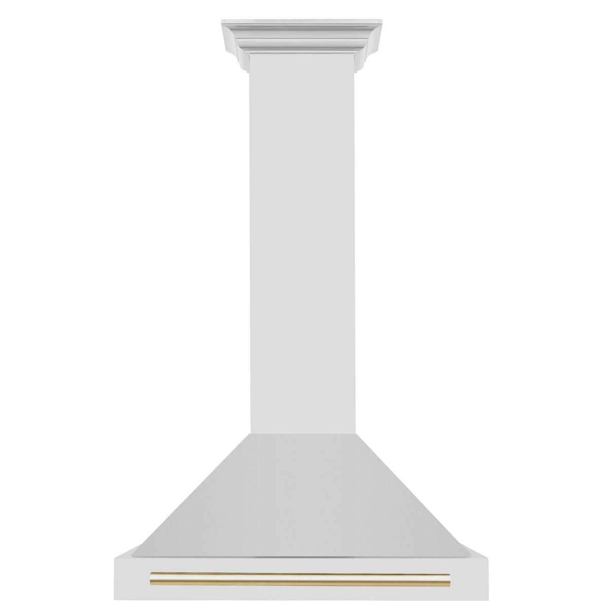 ZLINE 30" Autograph Edition Stainless Steel Range Hood with Stainless Steel Shell and Gold Accents (KB4STZ-30-G)