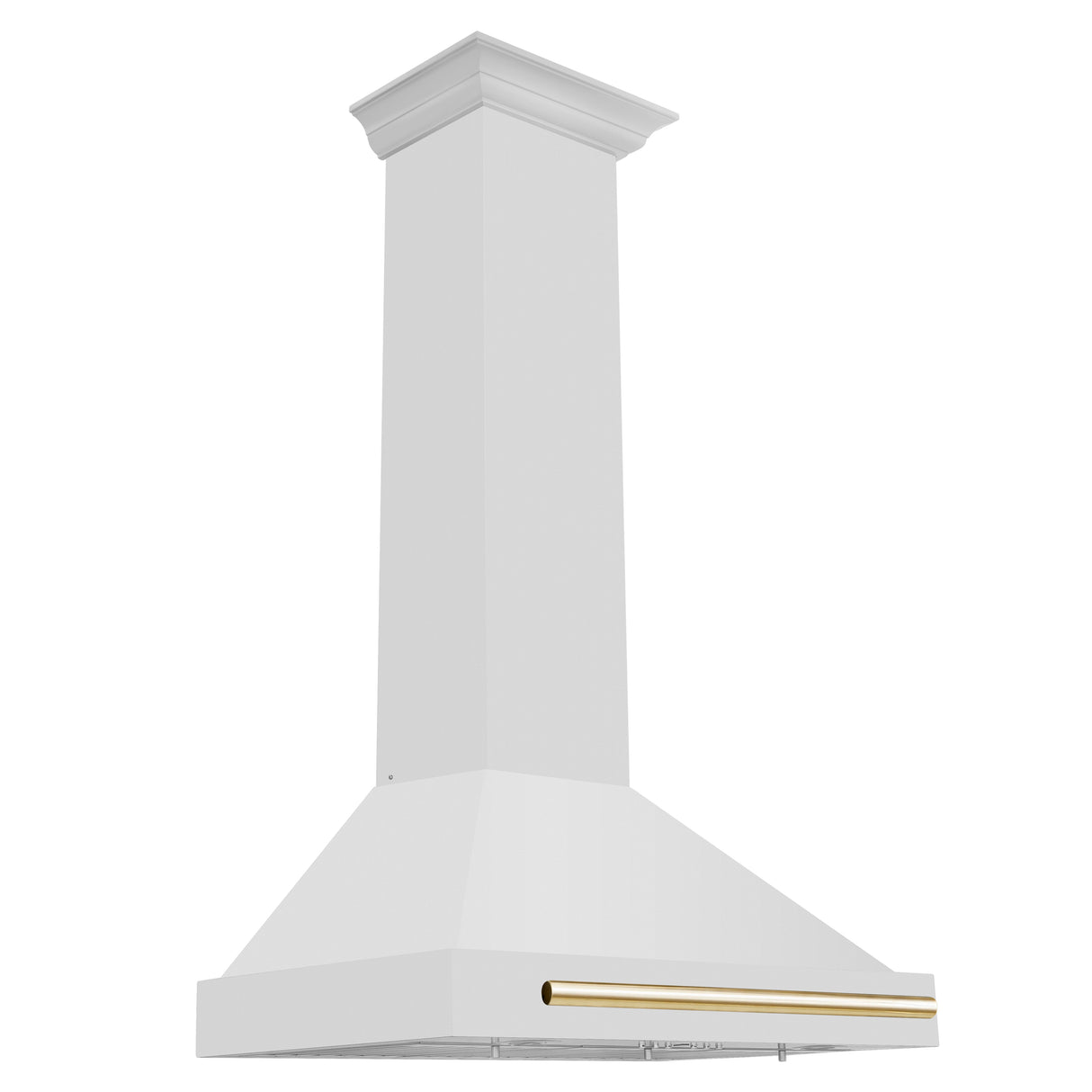 ZLINE 30" Autograph Edition Stainless Steel Range Hood with Stainless Steel Shell and Gold Accents (KB4STZ-30-G)