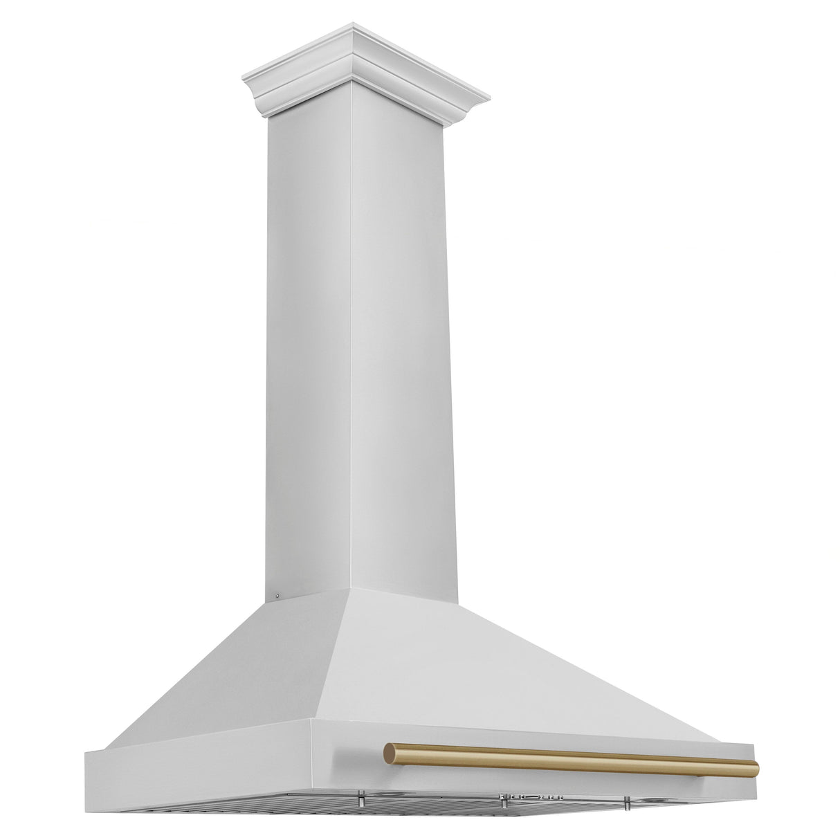 ZLINE 36" Autograph Edition Stainless Steel Range Hood with Stainless Steel Shell and Champagne Bronze Accents (KB4STZ-36-CB)