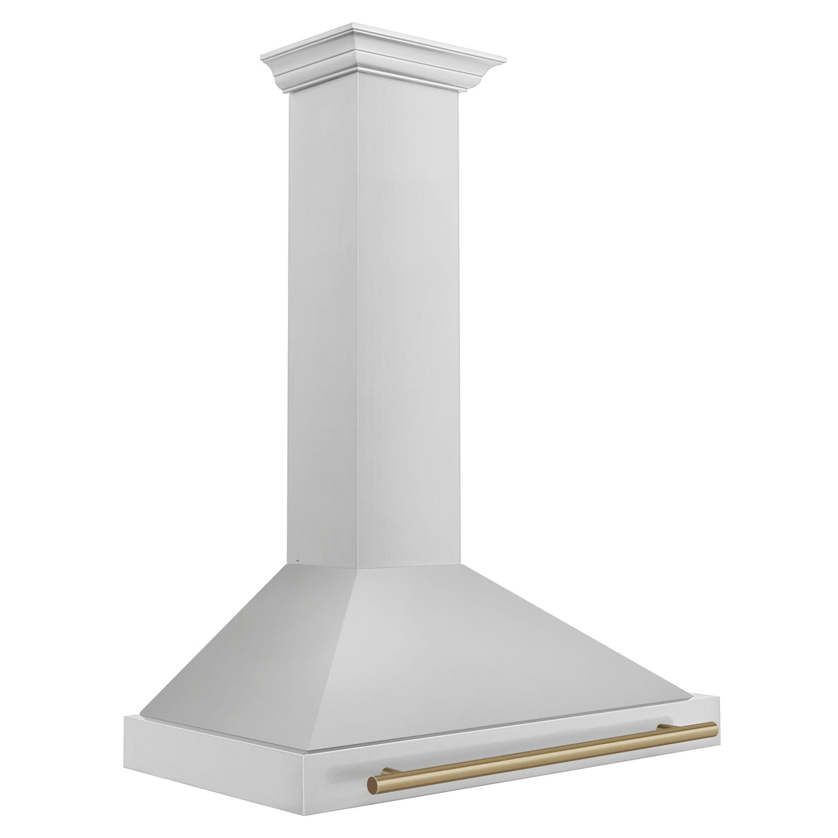 ZLINE 36" Autograph Edition Stainless Steel Range Hood with Stainless Steel Shell and Champagne Bronze Accents (KB4STZ-36-CB)