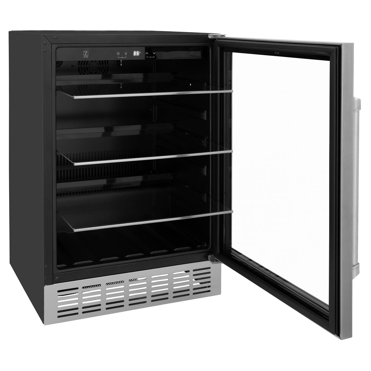 ZLINE 24" Monument 154 Can Beverage Fridge in Stainless Steel (RBV-US-24)