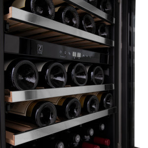 ZLINE 24" Monument Dual Zone 44-Bottle Wine Cooler in Stainless Steel (RWV-UD-24)