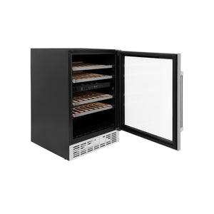 ZLINE 24" Monument Dual Zone 44-Bottle Wine Cooler in Stainless Steel (RWV-UD-24)