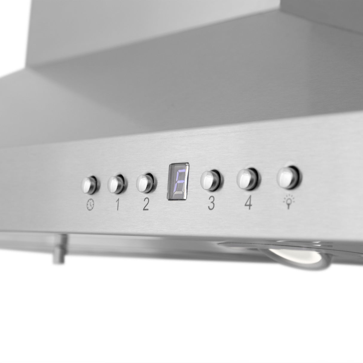 ZLINE 36" CrownSound Ducted Vent Island Mount Range Hood in Stainless Steel with Built-in Bluetooth Speakers (GL2iCRN-BT-36)