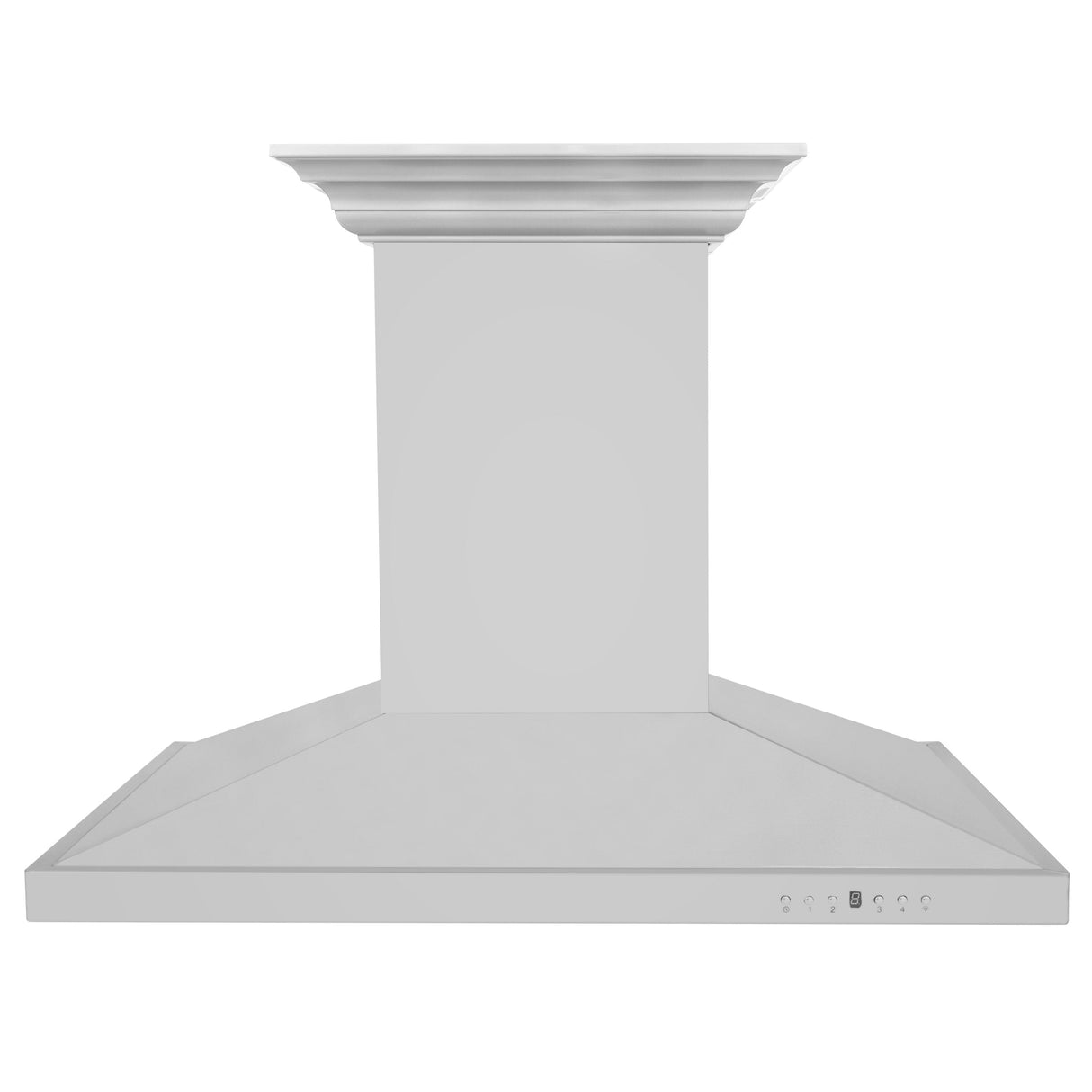 ZLINE 36" CrownSound Ducted Vent Island Mount Range Hood in Stainless Steel with Built-in Bluetooth Speakers (GL2iCRN-BT-36)