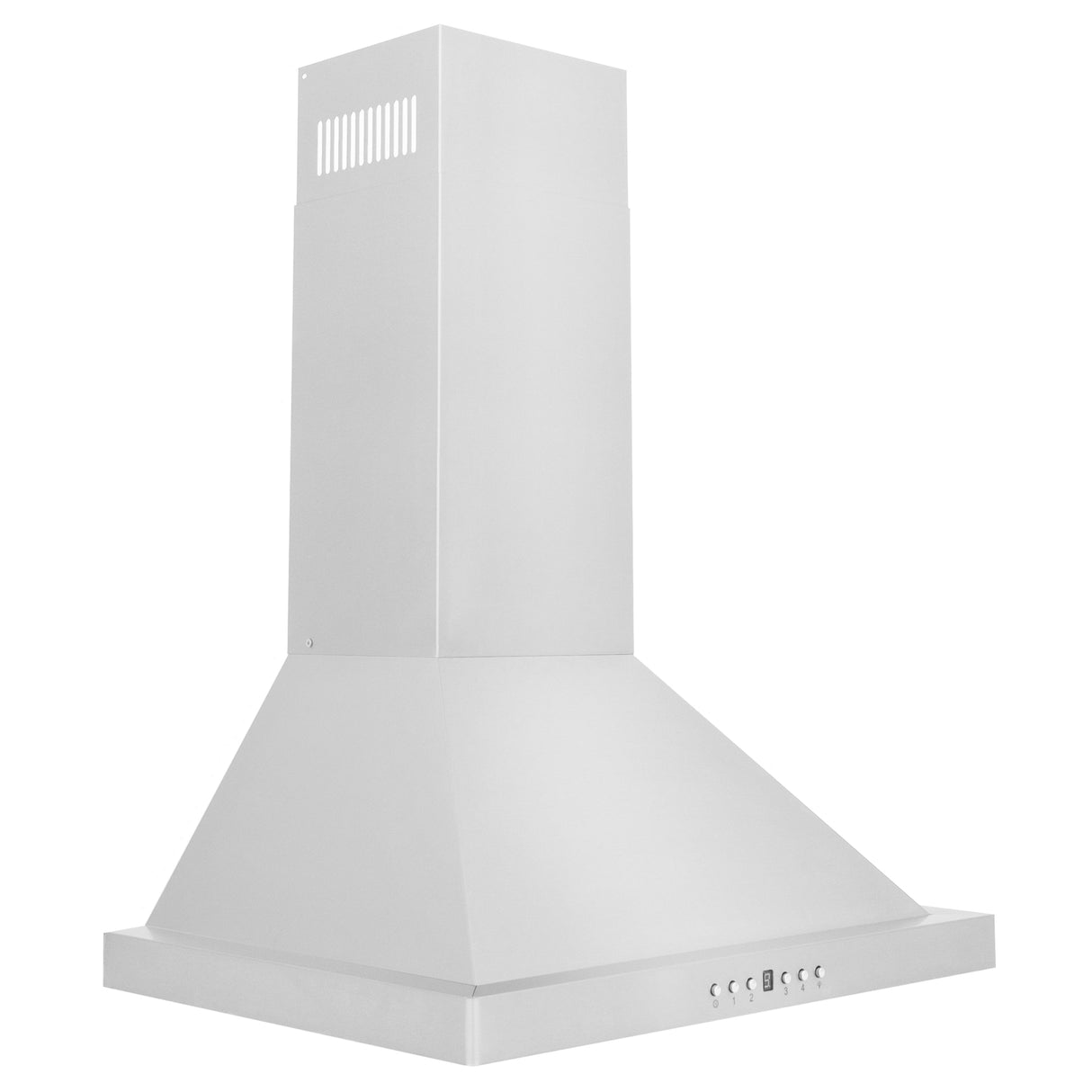 ZLINE 24" Convertible Wall Mount Range Hood in Stainless Steel with Set of 2 Charcoal Filters, LED lighting and Dishwasher-Safe Baffle Filters (KB-CF-24)