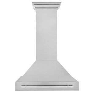 ZLINE 36" Fingerprint Resistant Stainless Steel Range Hood with White Matte Shell (8654SNX-WM-36)