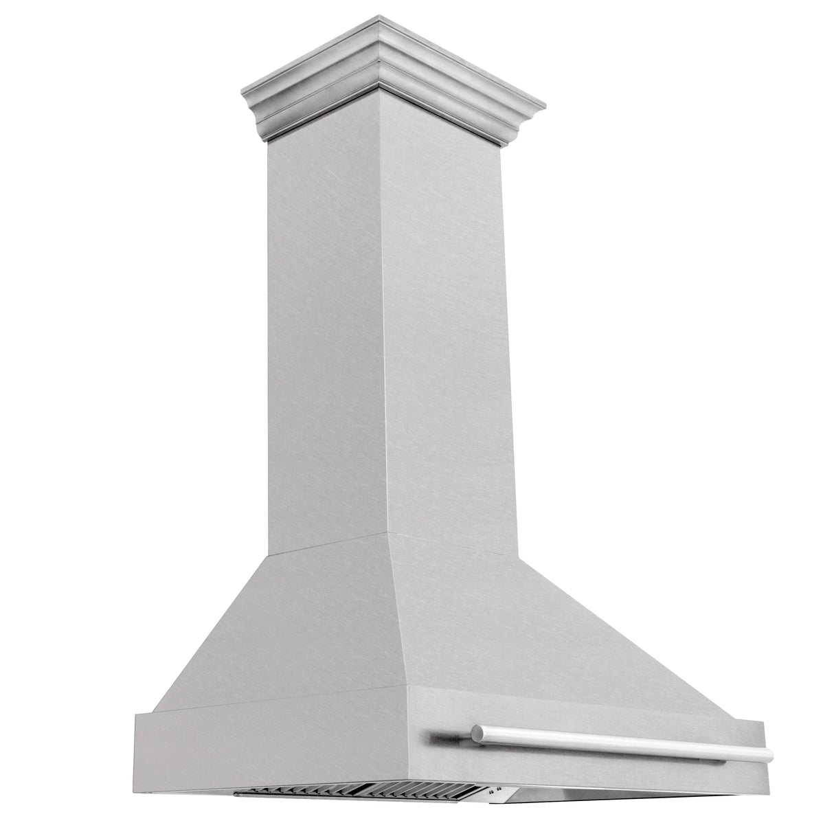 ZLINE 36" Fingerprint Resistant Stainless Steel Range Hood with White Matte Shell (8654SNX-WM-36)