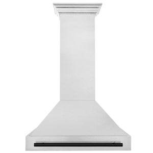 ZLINE 36" Autograph Edition Fingerprint Resistant Stainless Steel Range Hood with Champagne Bronze Handle (8654SNZ-36-CB)