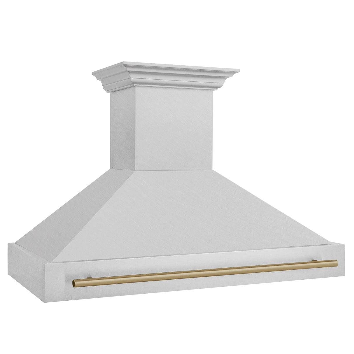 ZLINE 48" Autograph Edition Fingerprint Resistant Stainless Steel Range Hood with Gold Handle (8654SNZ-48-G)