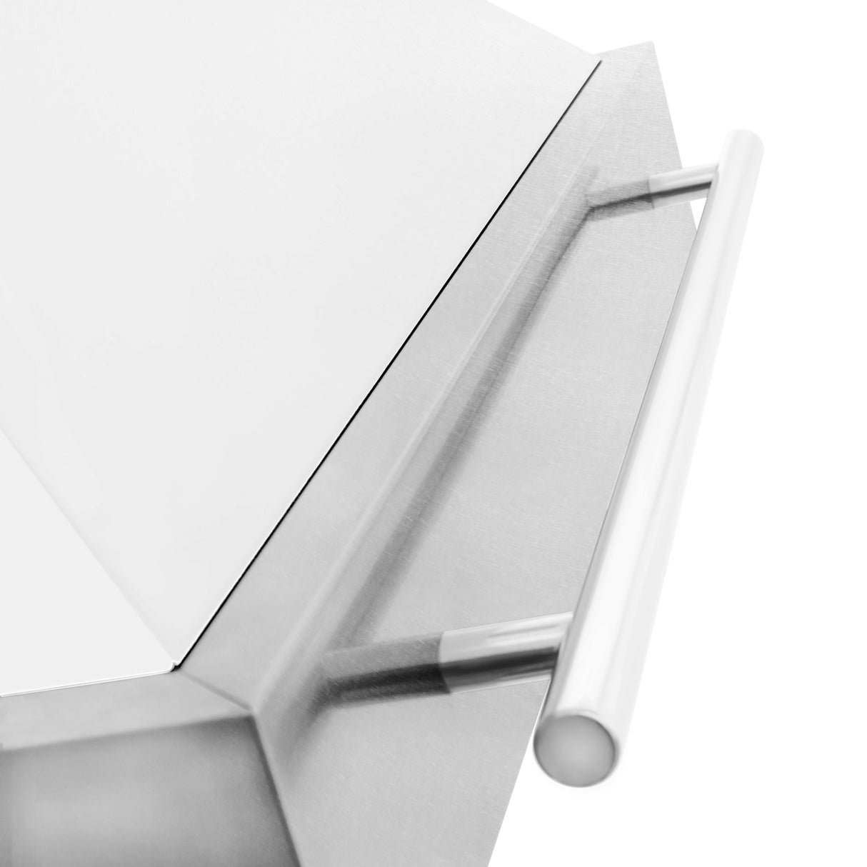 ZLINE 30" Fingerprint Resistant Stainless Steel Range Hood with White Matte Shell (8654SNX-WM-30)