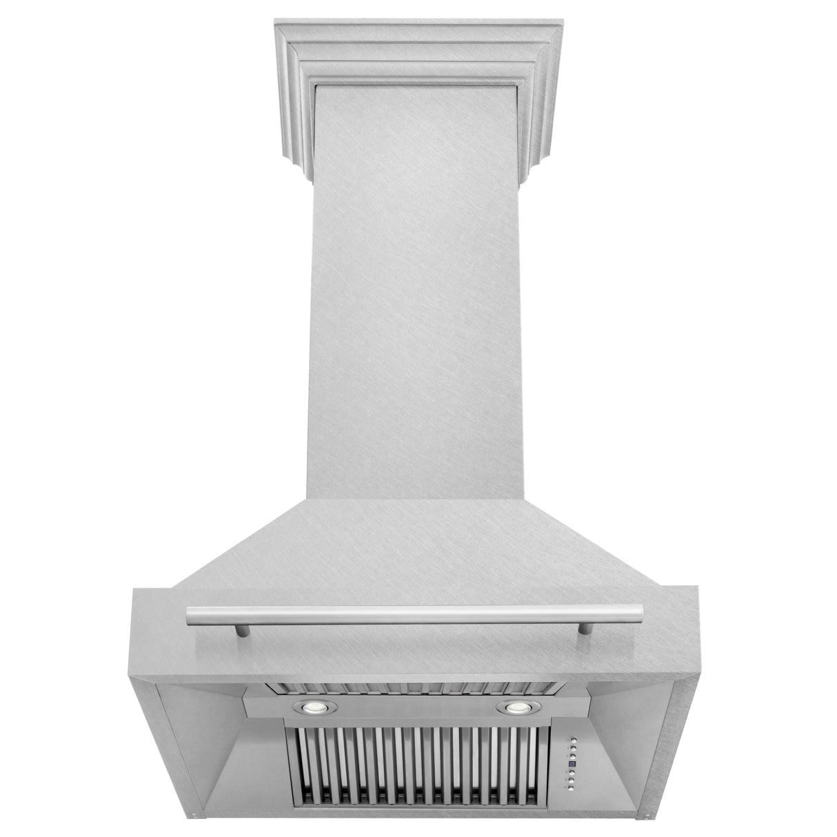 ZLINE 30" Fingerprint Resistant Stainless Steel Range Hood with Black Matte Shell (8654SNX-BLM-30)