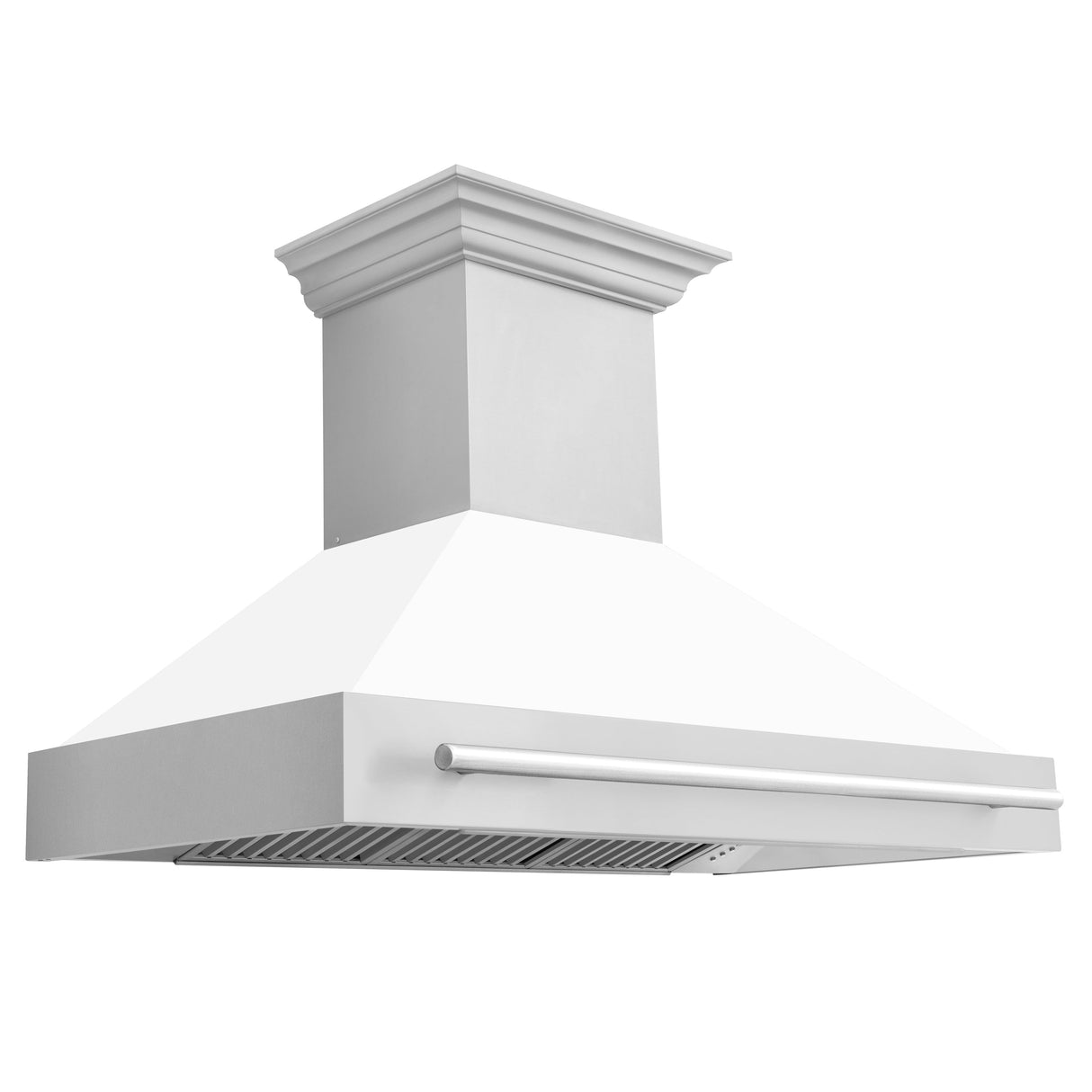 ZLINE 48" Stainless Steel Range Hood with Stainless Steel Handle (8654STX-48)