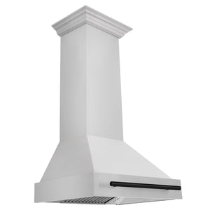 ZLINE 30" Autograph Edition Stainless Steel Range Hood with Stainless Steel Shell and Champagne Bronze Handle (8654STZ-30-CB)