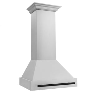 ZLINE 30" Autograph Edition Stainless Steel Range Hood with Stainless Steel Shell and Gold Handle (8654STZ-30-G)