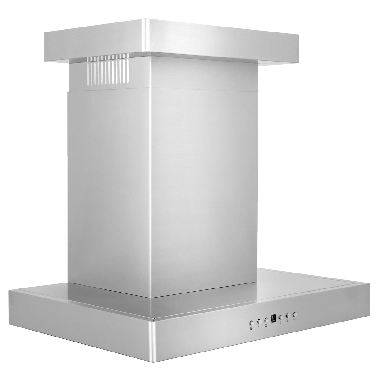 ZLINE 48" Convertible Vent Wall Mount Range Hood in Stainless Steel with Crown Molding (KECRN-48)