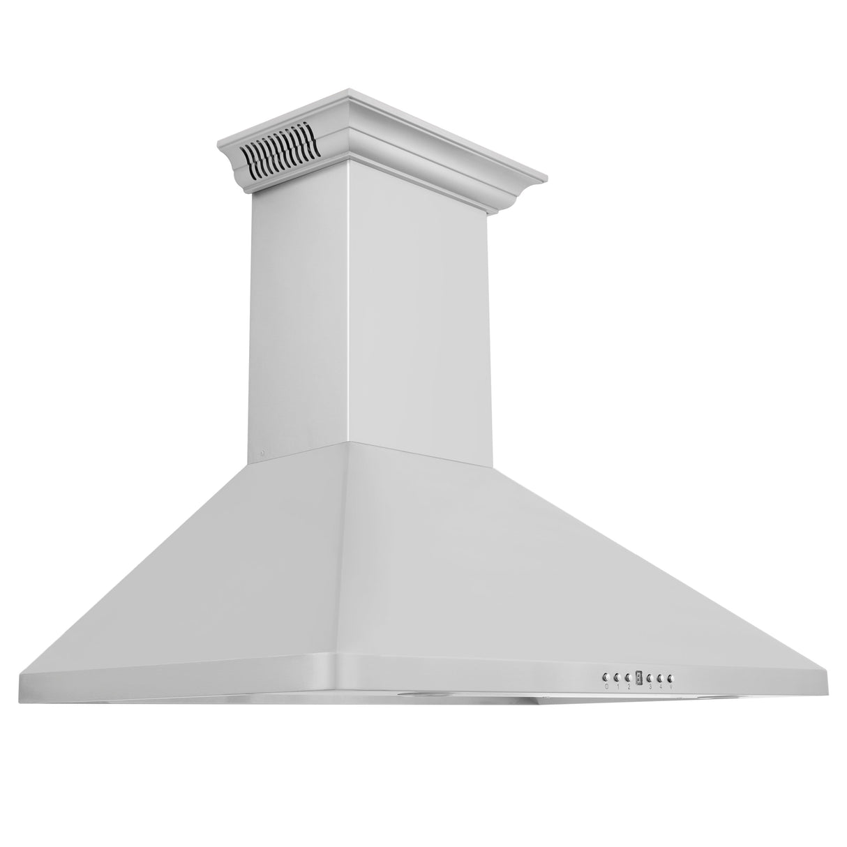 ZLINE 36" CrownSound Ducted Vent Wall Mount Range Hood in Stainless Steel with Built-in Bluetooth Speakers (KF1CRN-BT-36)