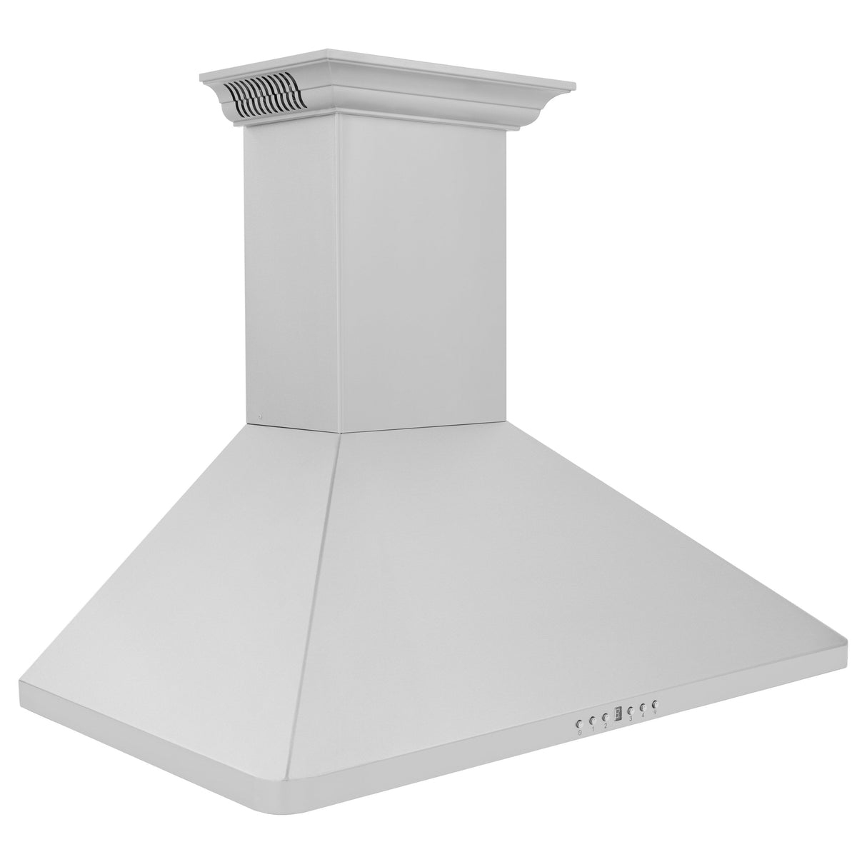 ZLINE 30" CrownSound Ducted Vent Wall Mount Range Hood in Stainless Steel with Built-in Bluetooth Speakers (KF1CRN-BT-30)