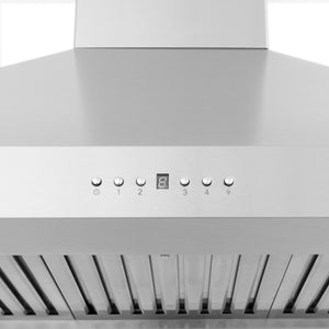 ZLINE 30" Convertible Vent Wall Mount Range Hood in Stainless Steel (KF2-30)