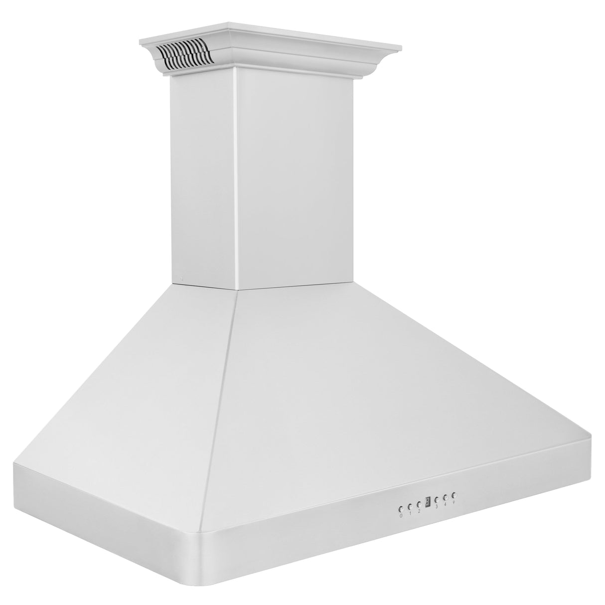 ZLINE 30" CrownSound Ducted Vent Wall Mount Range Hood in Stainless Steel with Built-in Bluetooth Speakers (KF2CRN-BT-30)