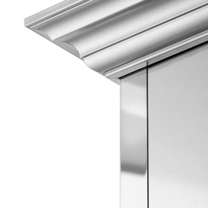 ZLINE 30" Designer Series Wall Mount Range Hood in Fingerprint Resistant Stainless Steel with Mirror Accents (655MR-30)