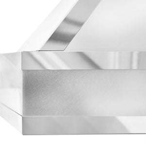 ZLINE 30" Designer Series Wall Mount Range Hood in Fingerprint Resistant Stainless Steel with Mirror Accents (655MR-30)