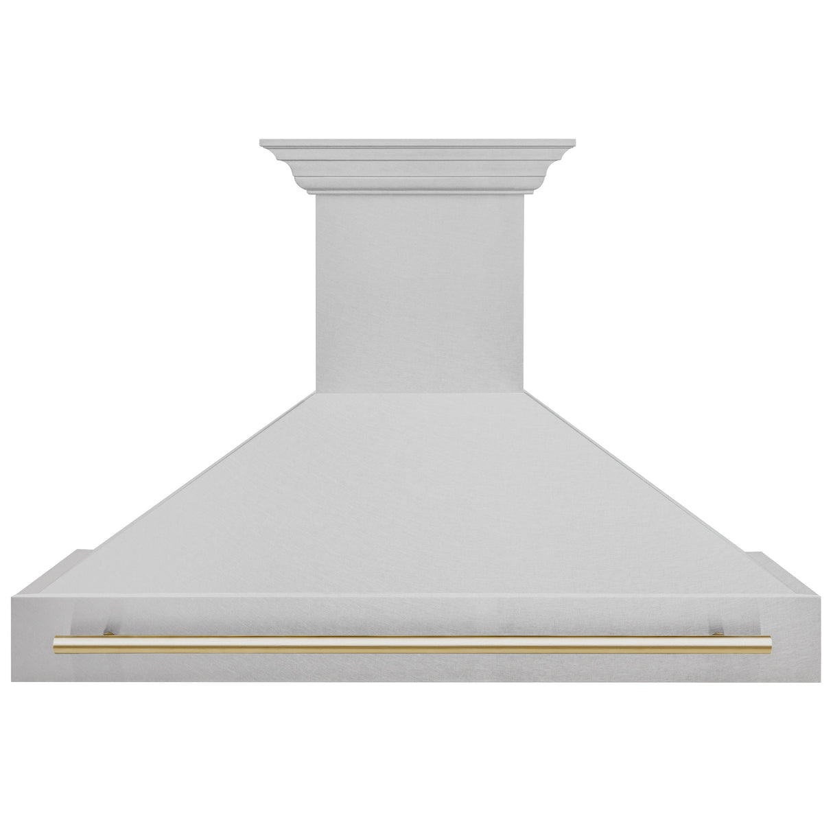 ZLINE 48" Autograph Edition Fingerprint Resistant Stainless Steel Range Hood with Gold Handle (8654SNZ-48-G)