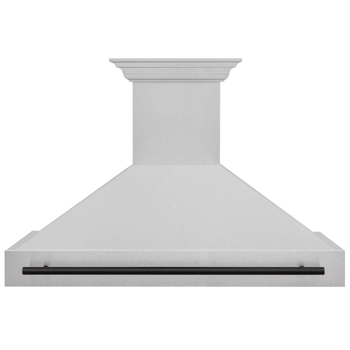 ZLINE 48" Autograph Edition Fingerprint Resistant Stainless Steel Range Hood with Matte Black Handle (8654SNZ-48-MB)