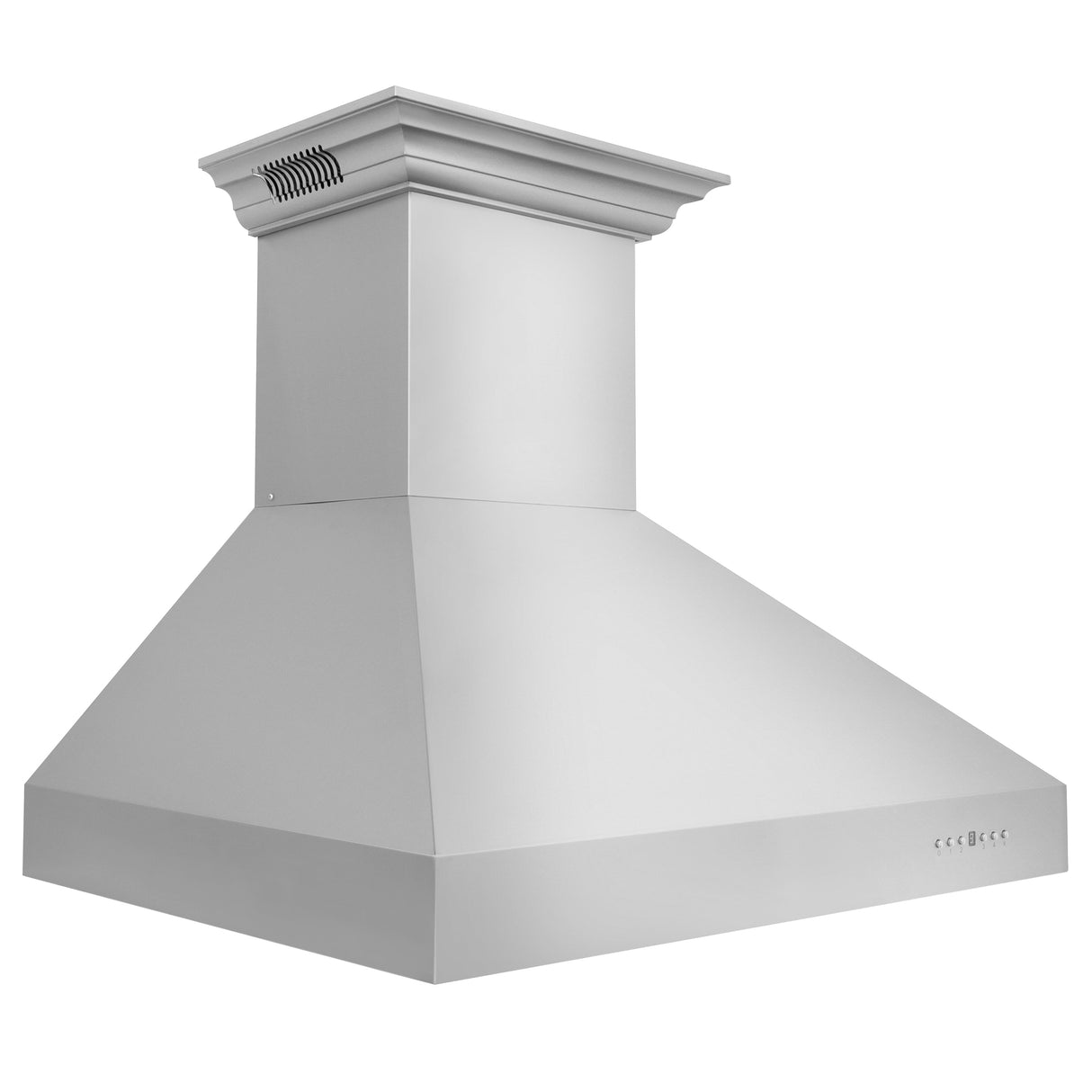 ZLINE 36" CrownSound Ducted Vent Wall Mount Range Hood in Stainless Steel with Built-in Bluetooth Speakers (697CRN-BT-36)