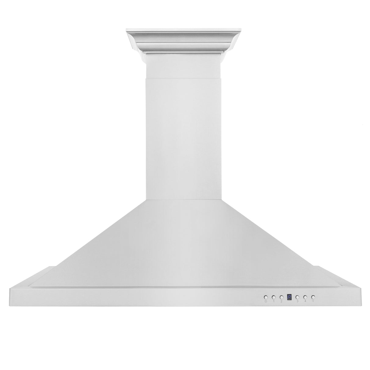 ZLINE 30" Convertible Vent Wall Mount Range Hood in Stainless Steel with Crown Molding (KBCRN-30)