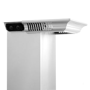 ZLINE 30" CrownSound Ducted Vent Wall Mount Range Hood in Stainless Steel with Built-in Bluetooth Speakers (KF1CRN-BT-30)