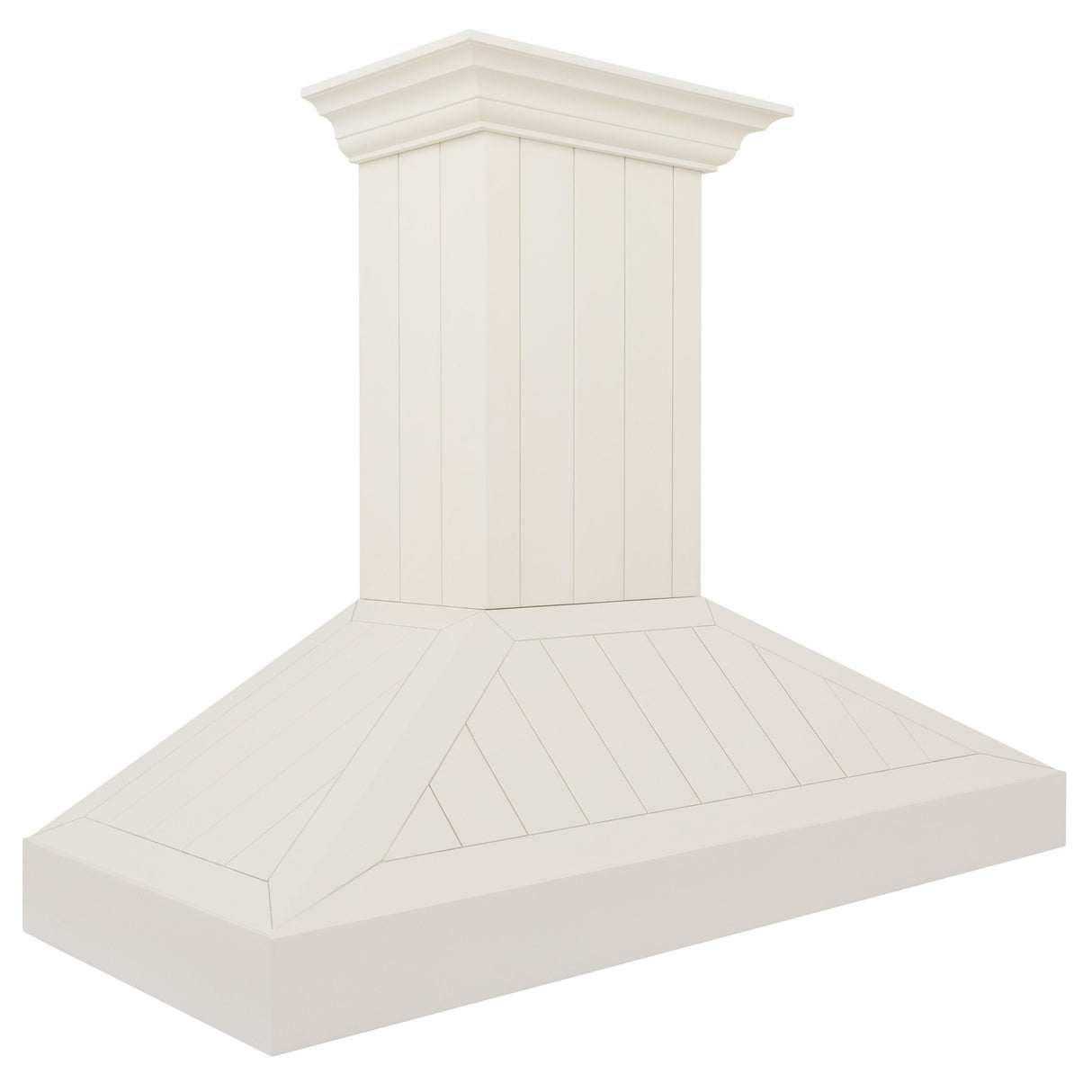 ZLINE 30" Ducted Vent Wooden Convertible Vent Wall Mount Range Hood in Cottage White (KPTT-30)