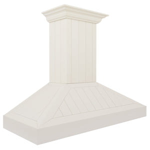 ZLINE 30" Ducted Vent Wooden Convertible Vent Wall Mount Range Hood in Cottage White (KPTT-30)