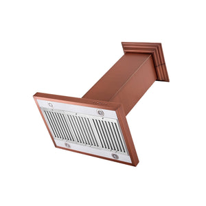 ZLINE 36" Designer Series Copper Convertible Vent Island Mount Range Hood (8KL3iC-36)