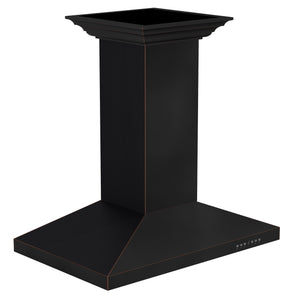 ZLINE 36" Designer Series Oil-Rubbed Bronze Convertible Vent Island Mount Range Hood (8KL3iB-36)