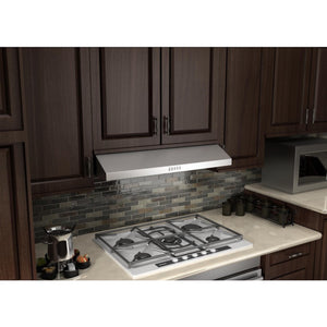 ZLINE 30" 280 CFM Ducted Under Cabinet Range Hood in Stainless Steel - Hardwired Power (615-30)