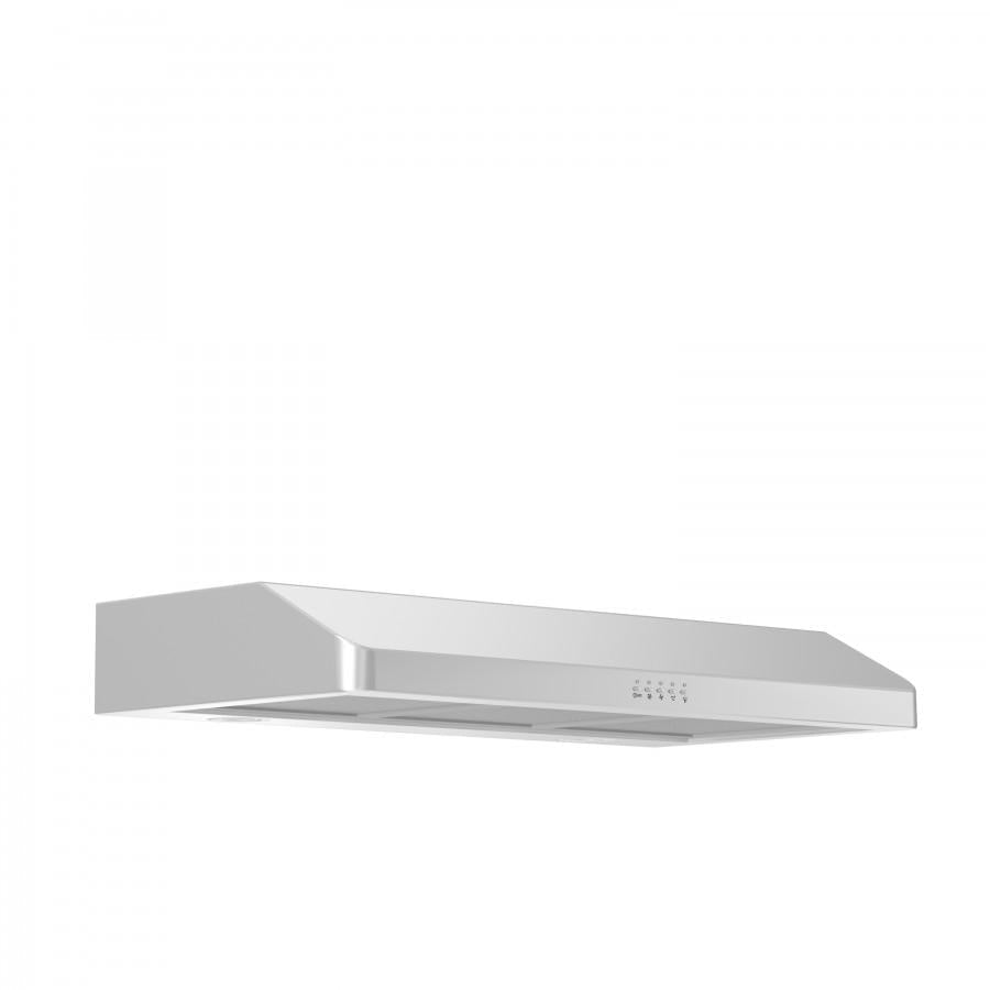 ZLINE 30" 400 CFM Ducted Under Cabinet Range Hood in Stainless Steel - Hardwired Power (617-30)