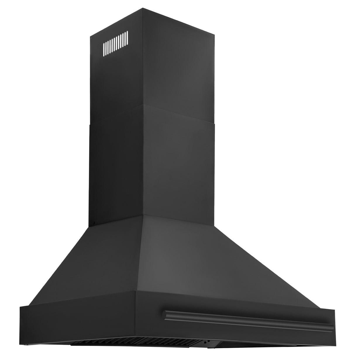 ZLINE 48" Black Stainless Steel Range Hood with Black Stainless Steel Handle (BS655-48-BS)