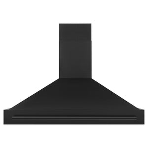 ZLINE 36" Black Stainless Steel Range Hood with Black Stainless Steel Handle (BS655-36-BS)