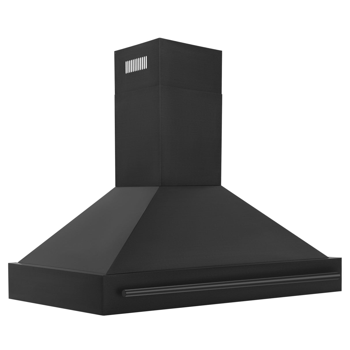 ZLINE 48" Black Stainless Steel Range Hood with Black Stainless Steel Handle (BS655-48-BS)