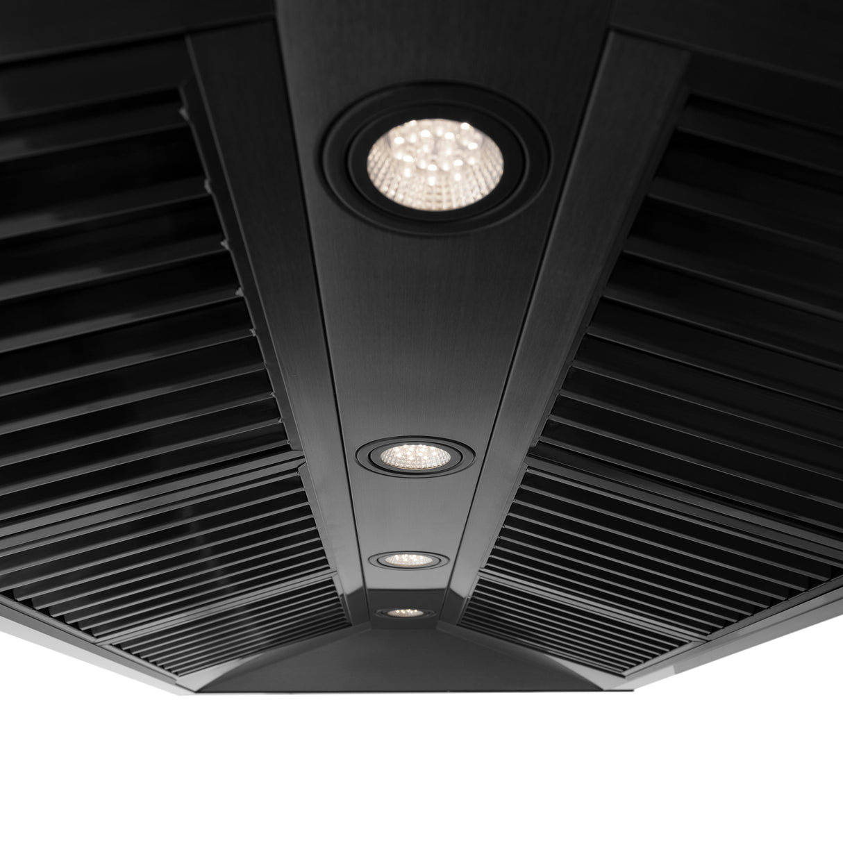 ZLINE 48" Black Stainless Steel Range Hood with Black Stainless Steel Handle (BS655-48-BS)