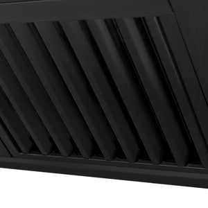 ZLINE 36" Black Stainless Steel Range Hood with Black Stainless Steel Handle (BS655-36-BS)