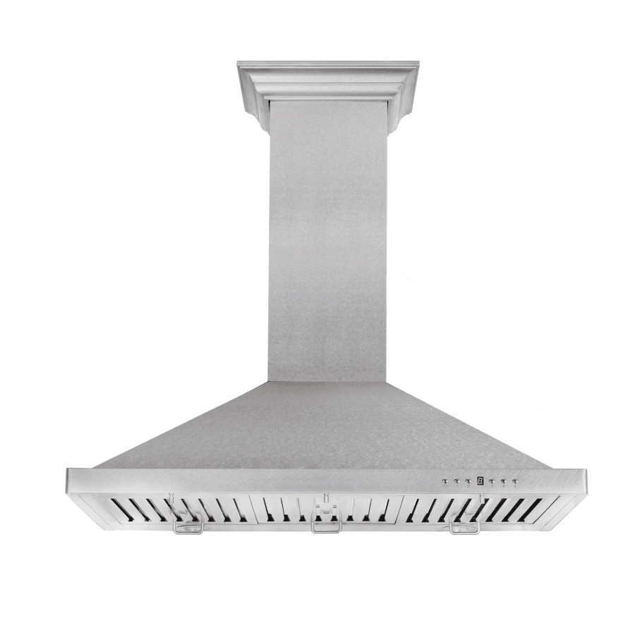 ZLINE 36" Designer Series Fingerprint Resistant Stainless Steel Convertible Vent Wall Mount Range Hood (8KBS-36)