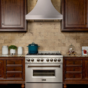 ZLINE 30" Designer Series Fingerprint Resistant Stainless Steel Ducted Wall Range Hood (8632S-30)